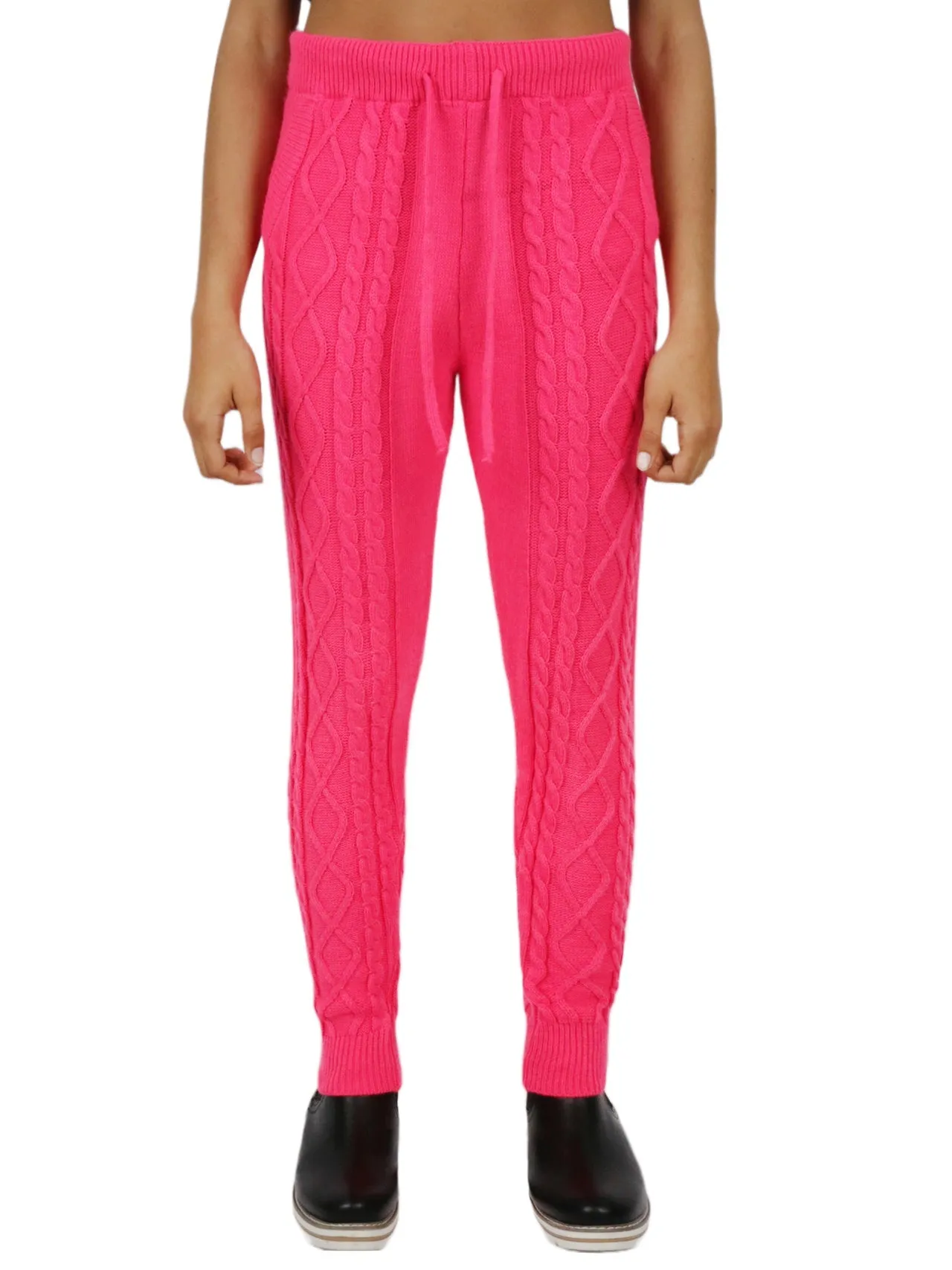 Clearance Price Cozy Cable Knit Jogger  Last Few Pieces!