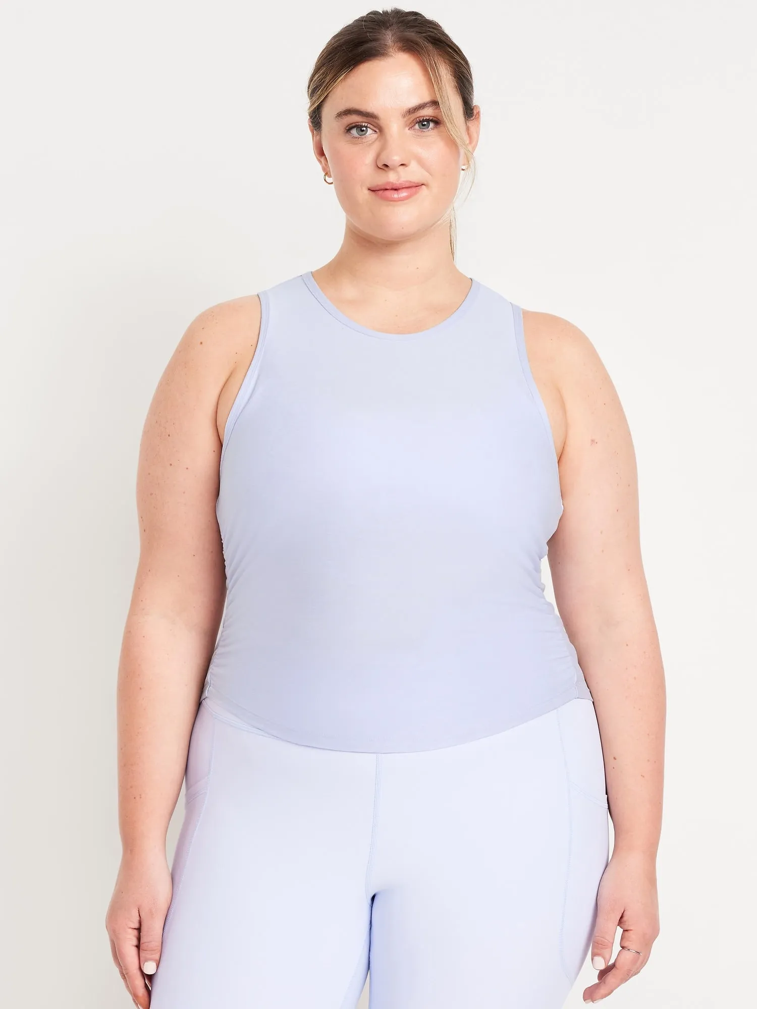 CloudMotion Ruched Tank Top