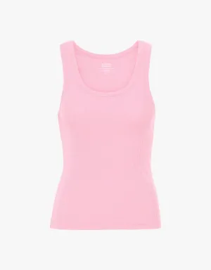 COLORFUL STANDARD - RIB TANK TOP - FLAMINGO