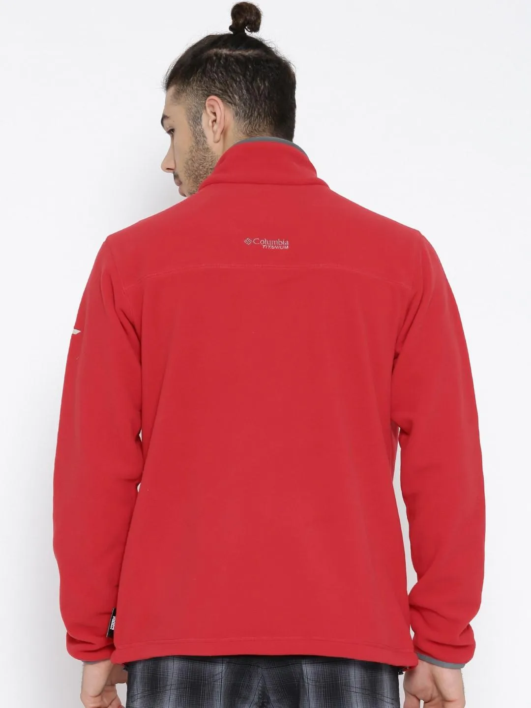 Columbia Men Red Titan Pass 2.0 Fleece Jacket