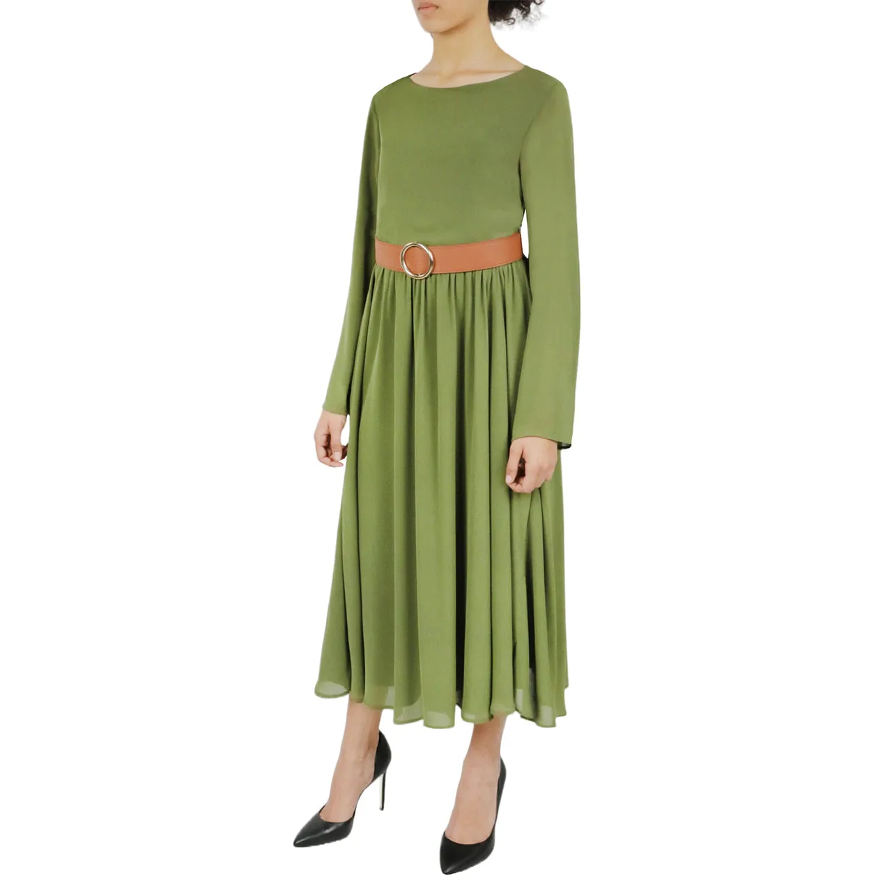 Customer Favorite Belted Long Sleeve Dress  Limited Stock!