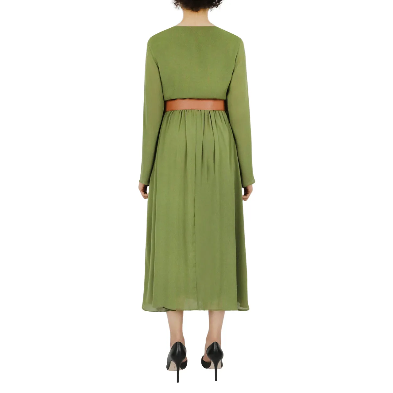 Customer Favorite Belted Long Sleeve Dress  Limited Stock!