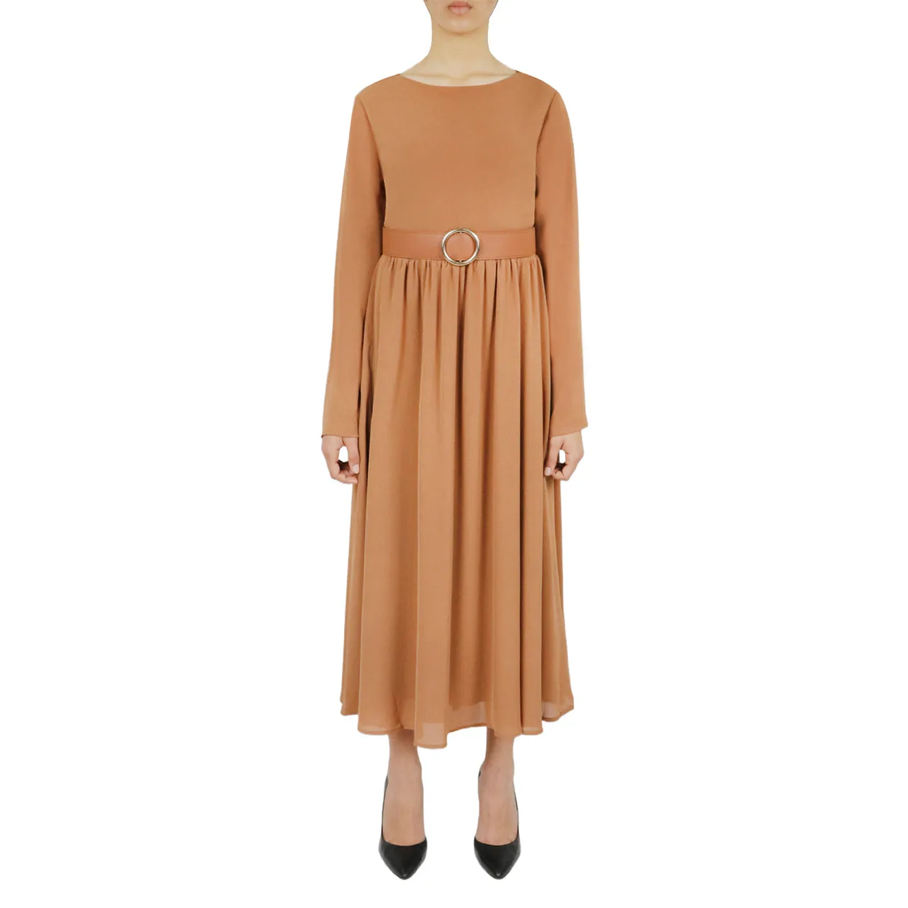 Customer Favorite Belted Long Sleeve Dress  Limited Stock!