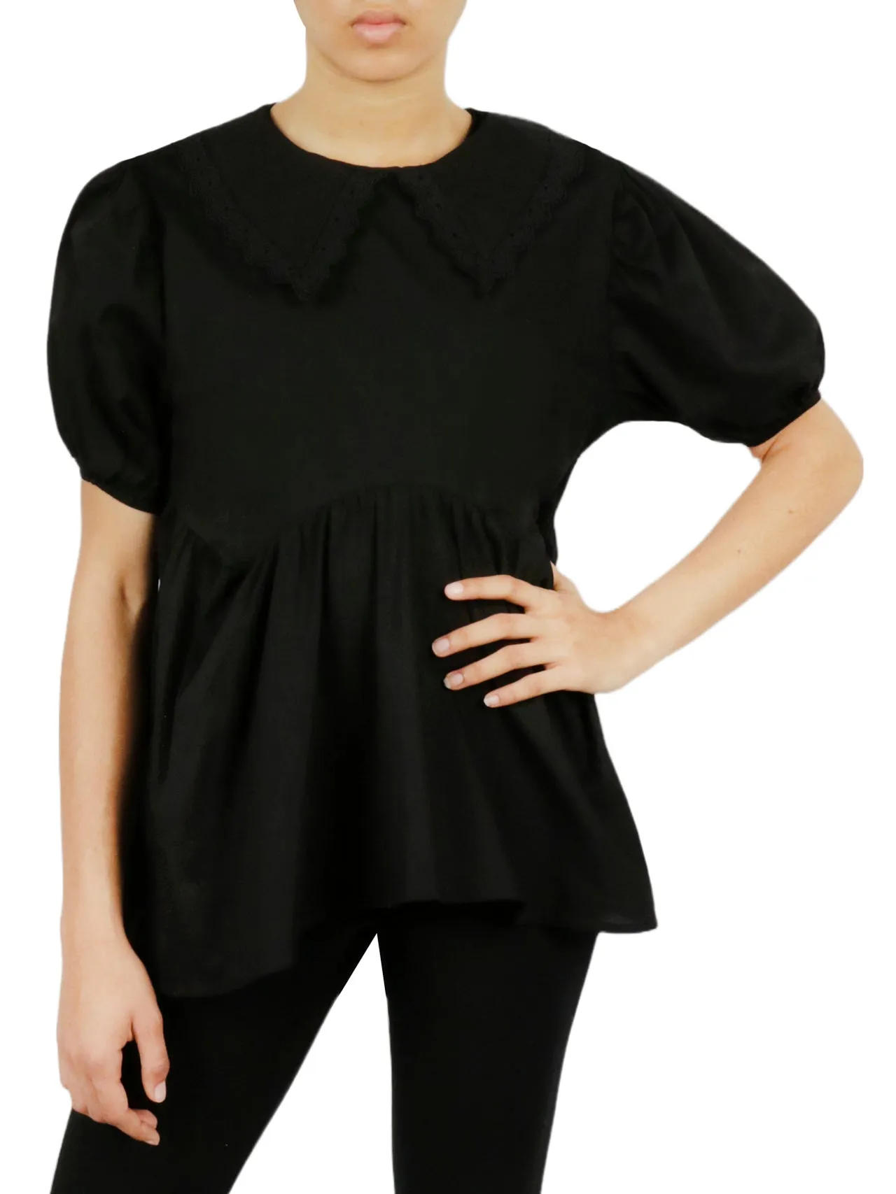 Customer Favorite Lace Detail Blouse  Going Fast!