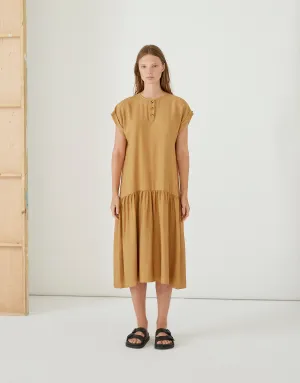 DIARTE - LIMANA DRESS - CAMEL - SS23