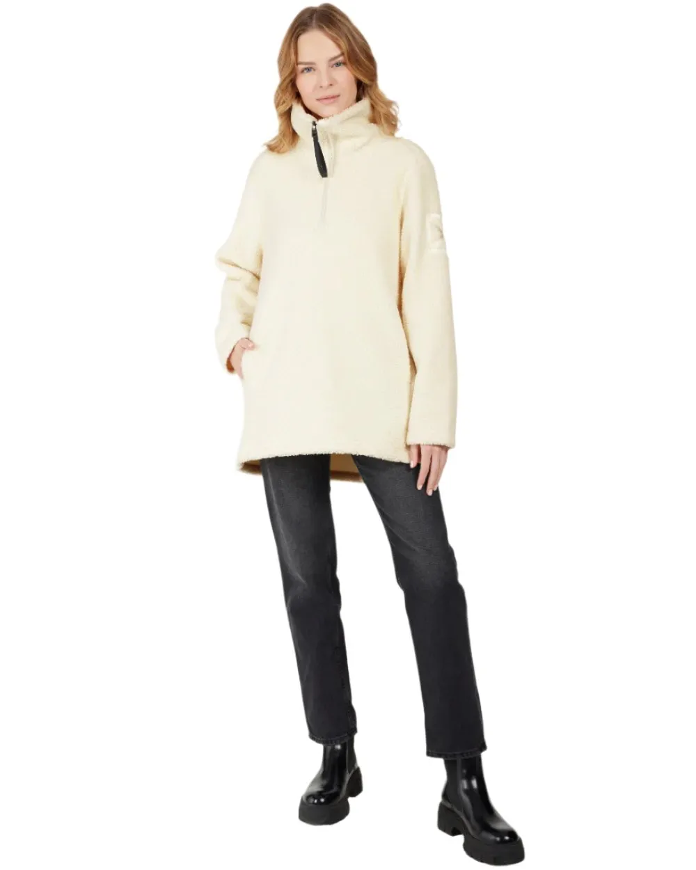 Didriksons Womens Marina Half Zip Sweater