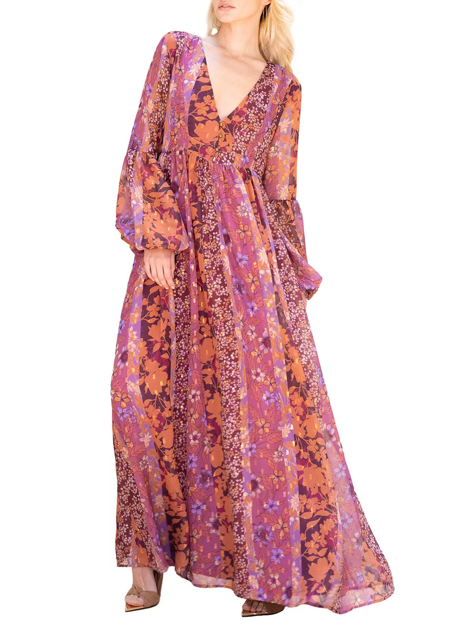 Doorbuster Blosuon Maxi Dress  Going Fast!