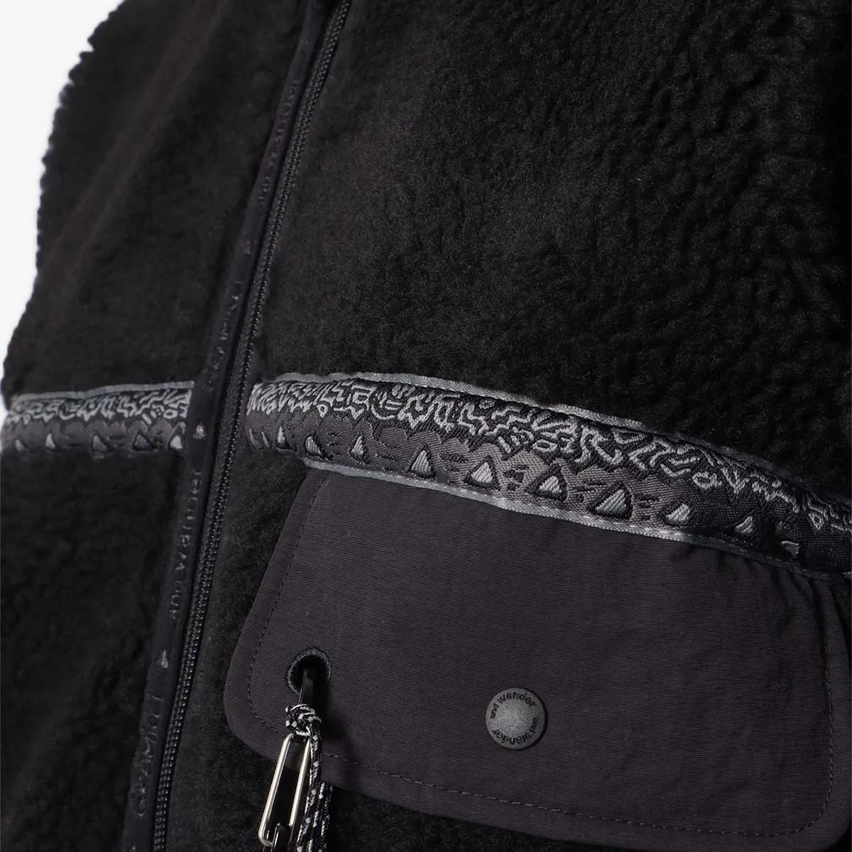Doorbuster Gramicci x And Wander JQ Tape Fleece Jacket  Almost Sold Out!