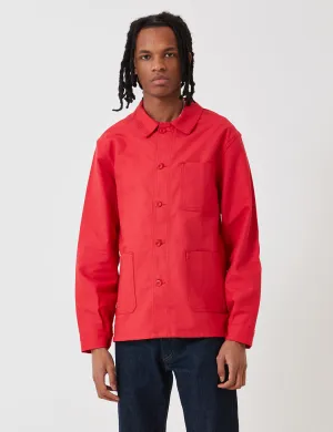 Doorbuster Le Laboureur Cotton Work Jacket - Red  Going Fast!