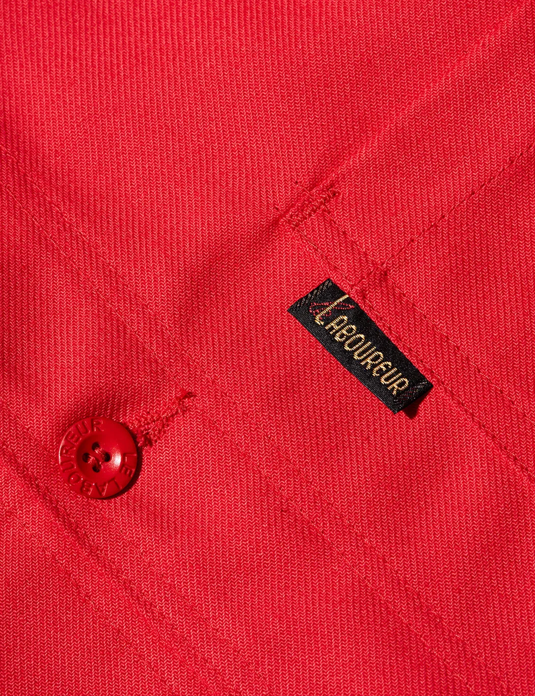 Doorbuster Le Laboureur Cotton Work Jacket - Red  Going Fast!