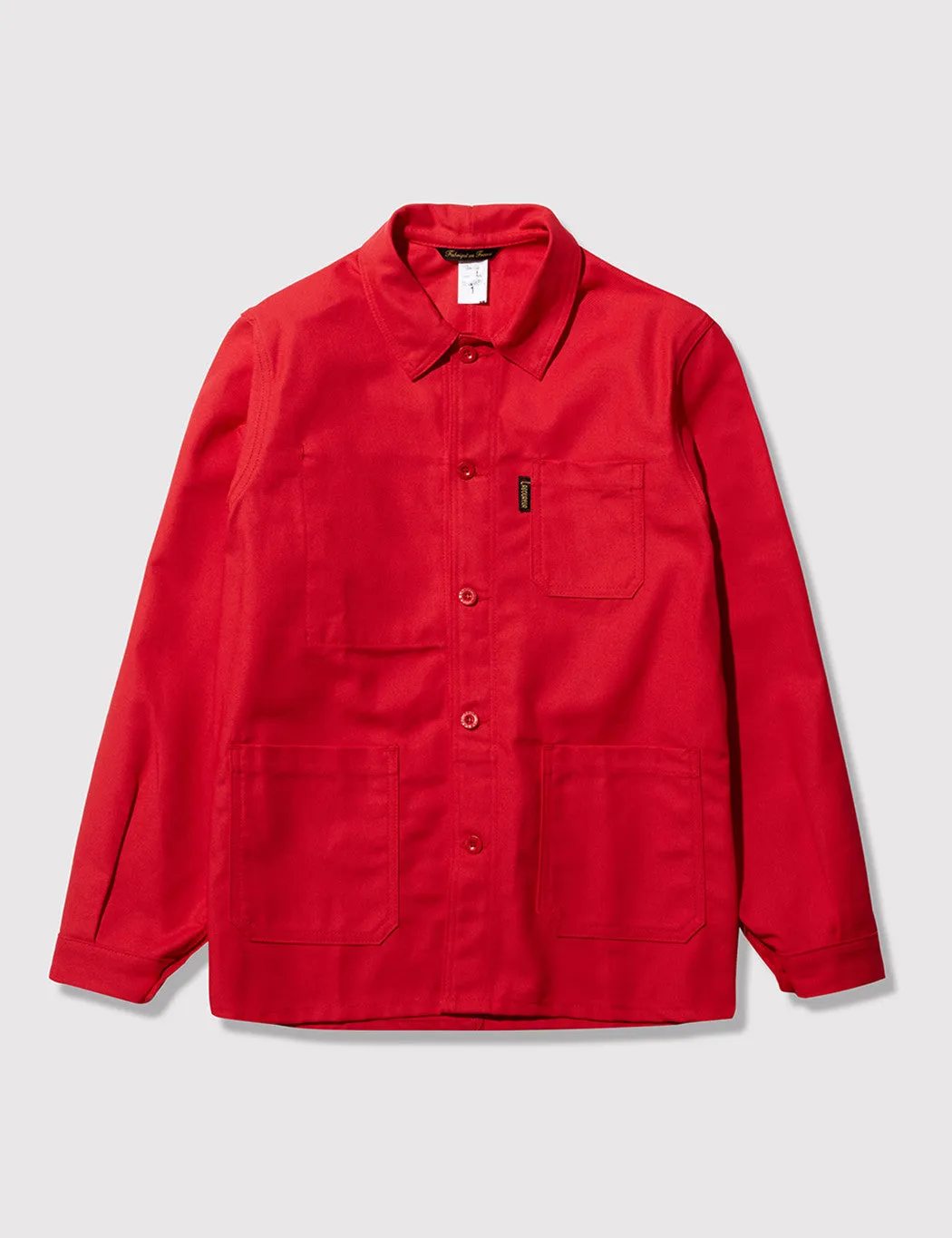 Doorbuster Le Laboureur Cotton Work Jacket - Red  Going Fast!