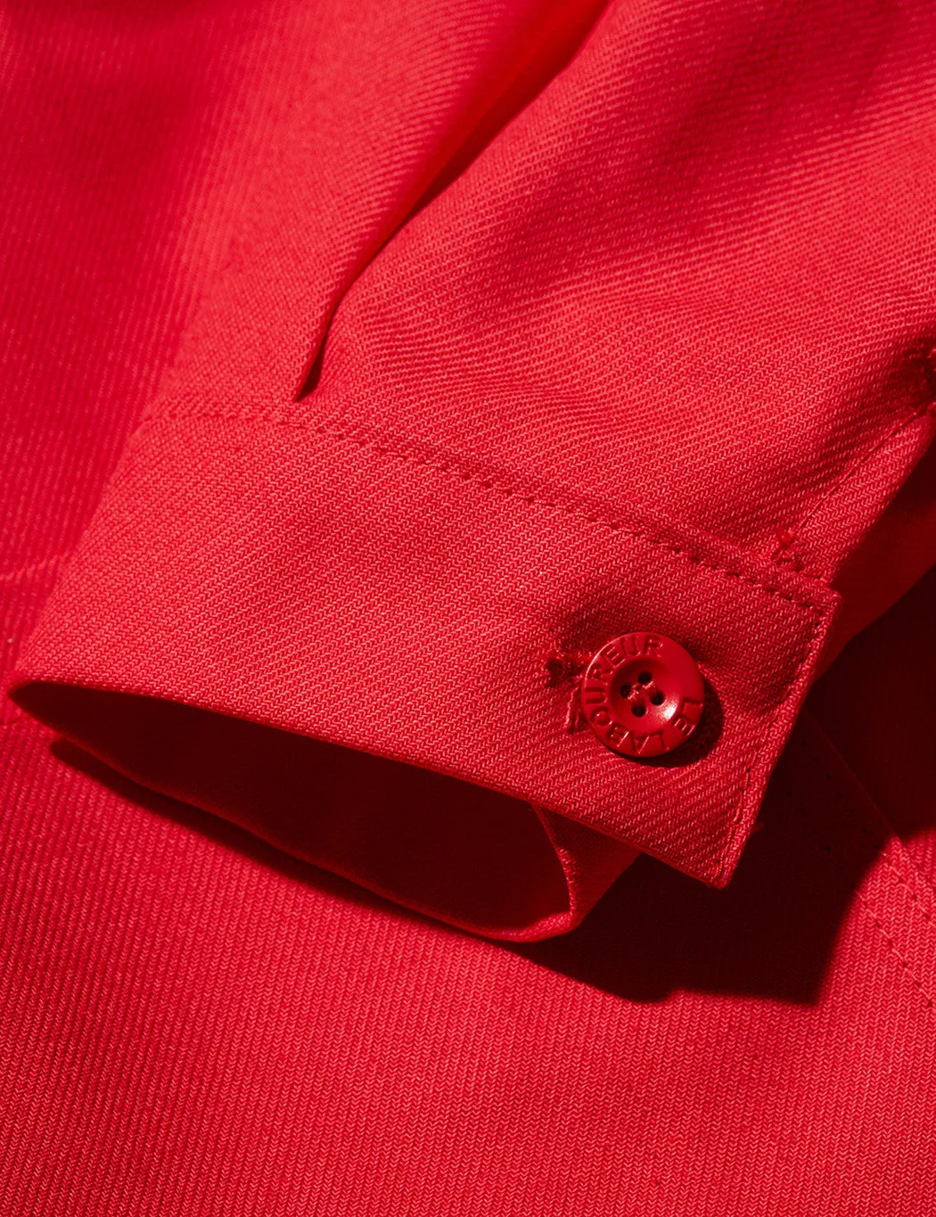 Doorbuster Le Laboureur Cotton Work Jacket - Red  Going Fast!