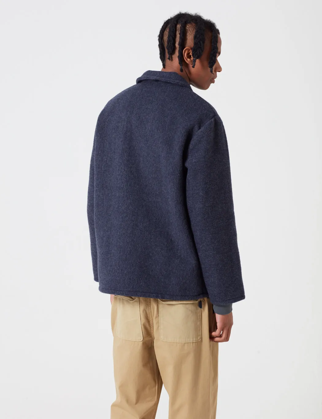 Doorbuster Le Laboureur Wool Work Jacket - Navy  Last Chance!