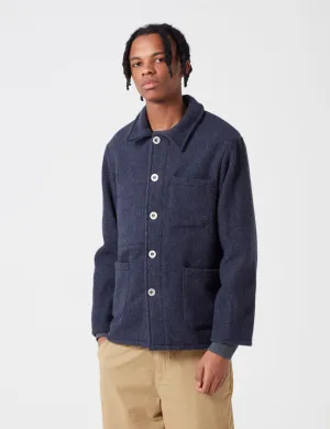 Doorbuster Le Laboureur Wool Work Jacket - Navy  Last Chance!