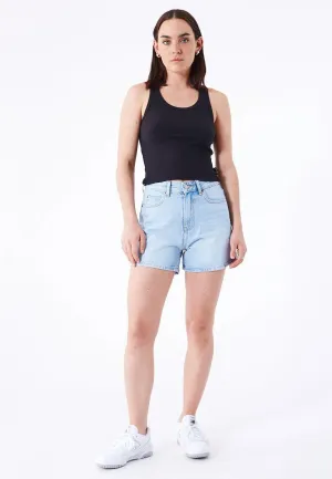 DR DENIM - NORA SHORTS - STREAM LIGHT USED - PÉ25