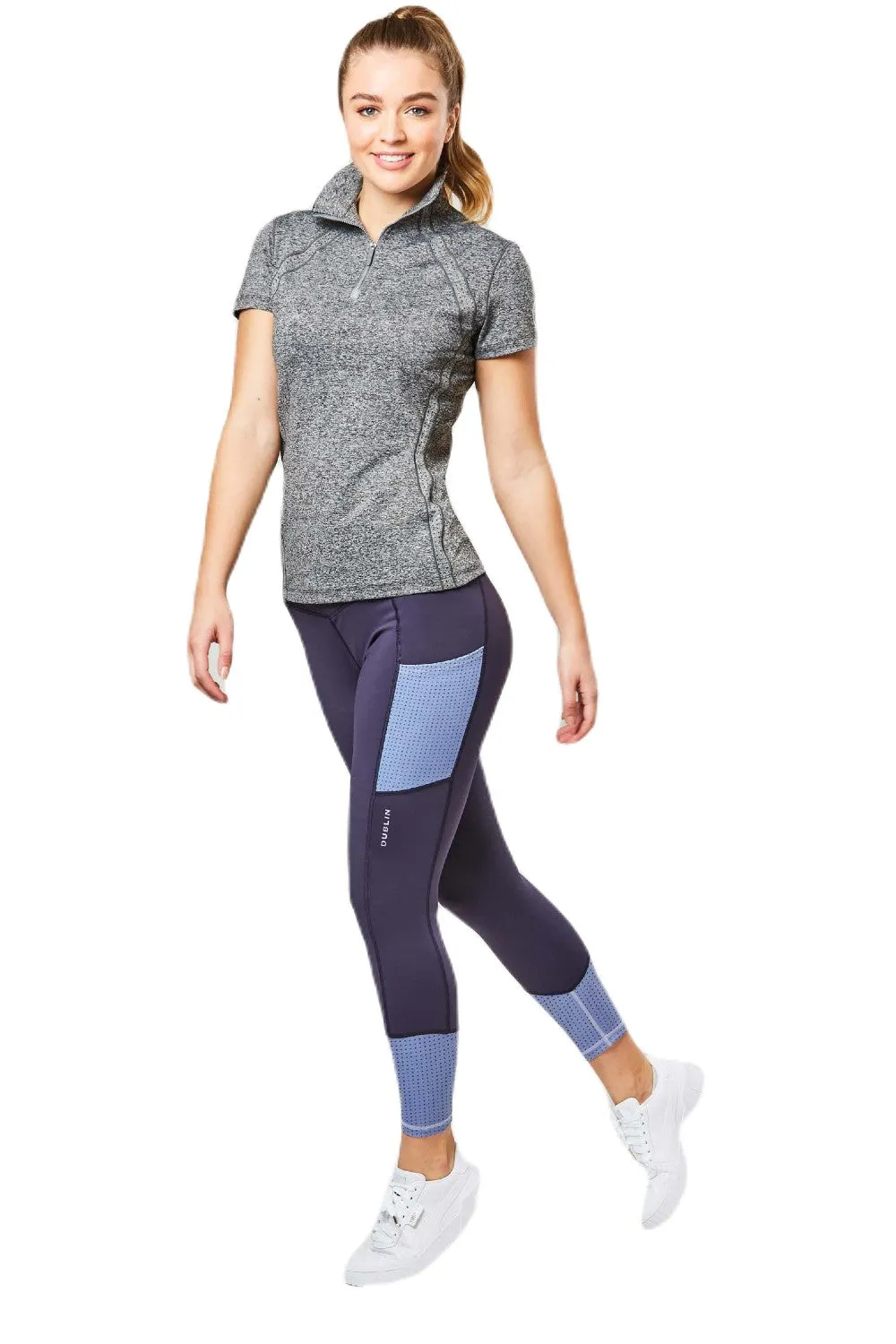 Dublin Power Performance Mid Rise Colour Block Tights