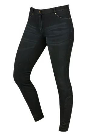 2025 Equestrian Fashion –Dublin Shona Knee Patch Denim Breeches