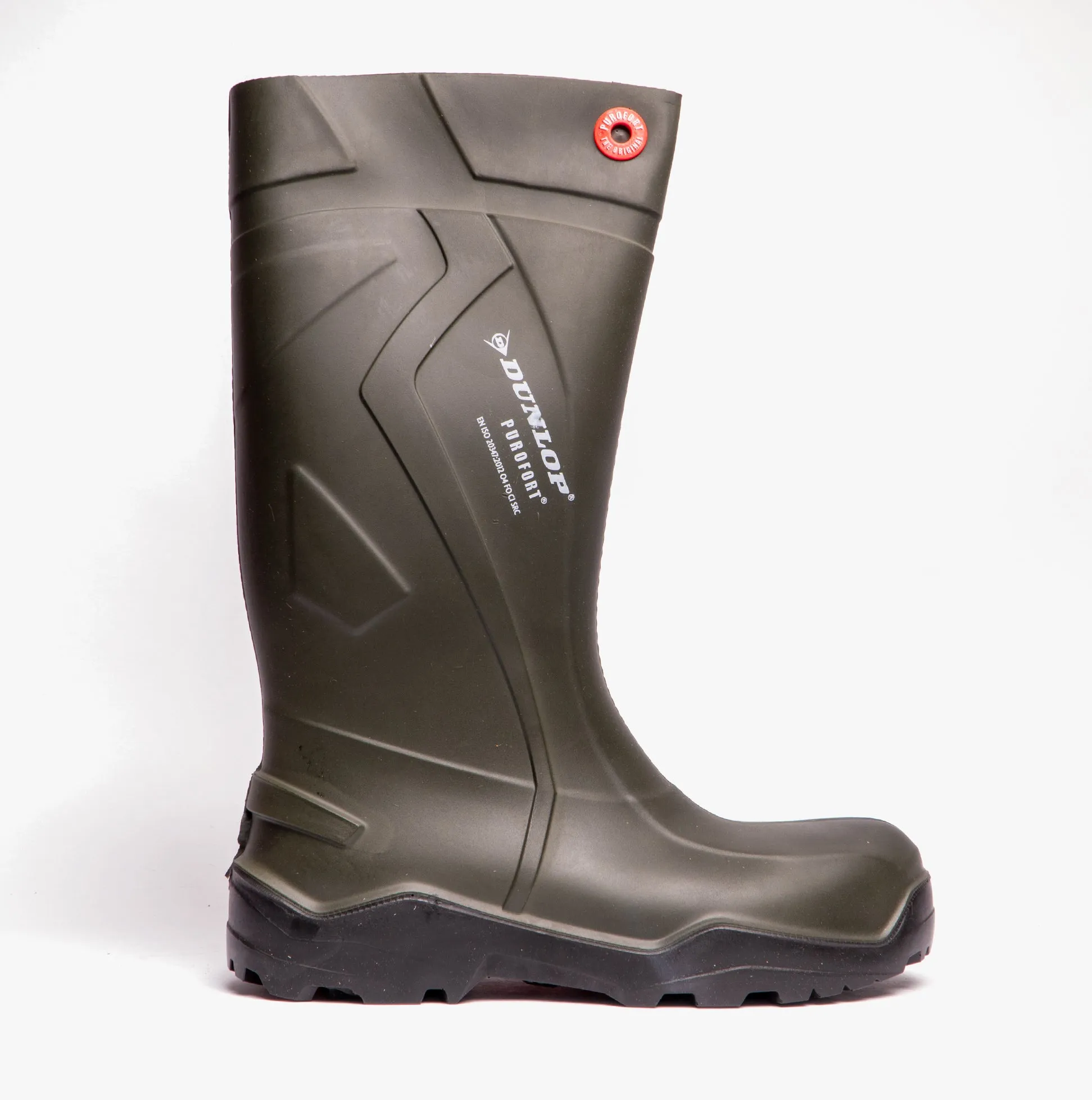 Dunlop PUROFORT  Unisex Non-Safety Wellington Boots Green