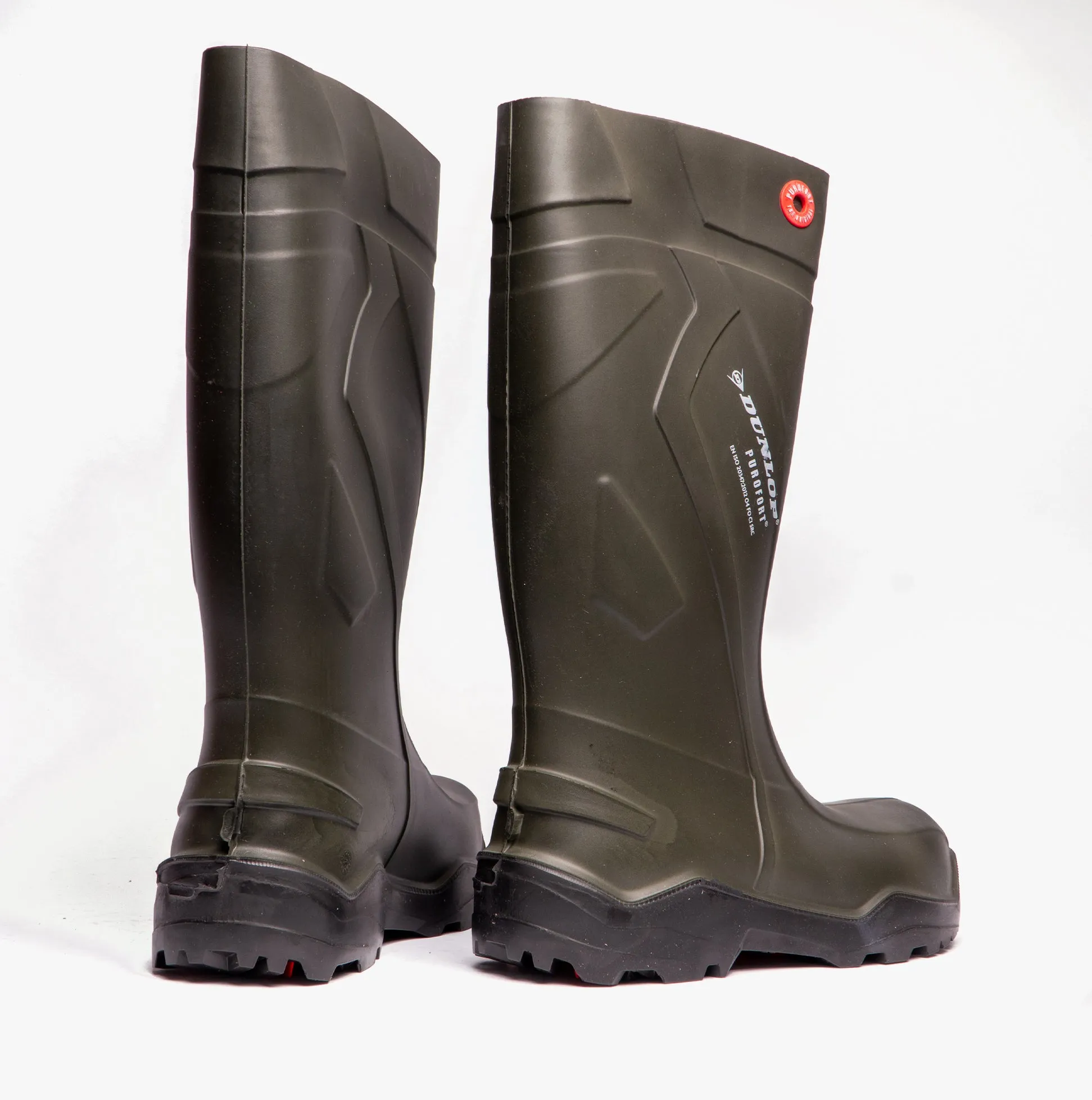 Dunlop PUROFORT  Unisex Non-Safety Wellington Boots Green