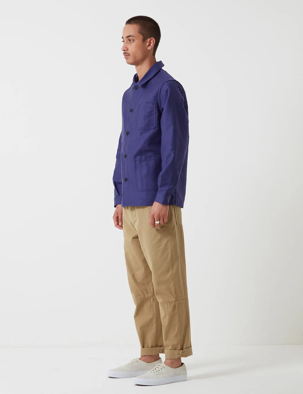 Editors Choice Le Laboureur Moleskin Work Jacket - Navy Blue  Limited Availability!