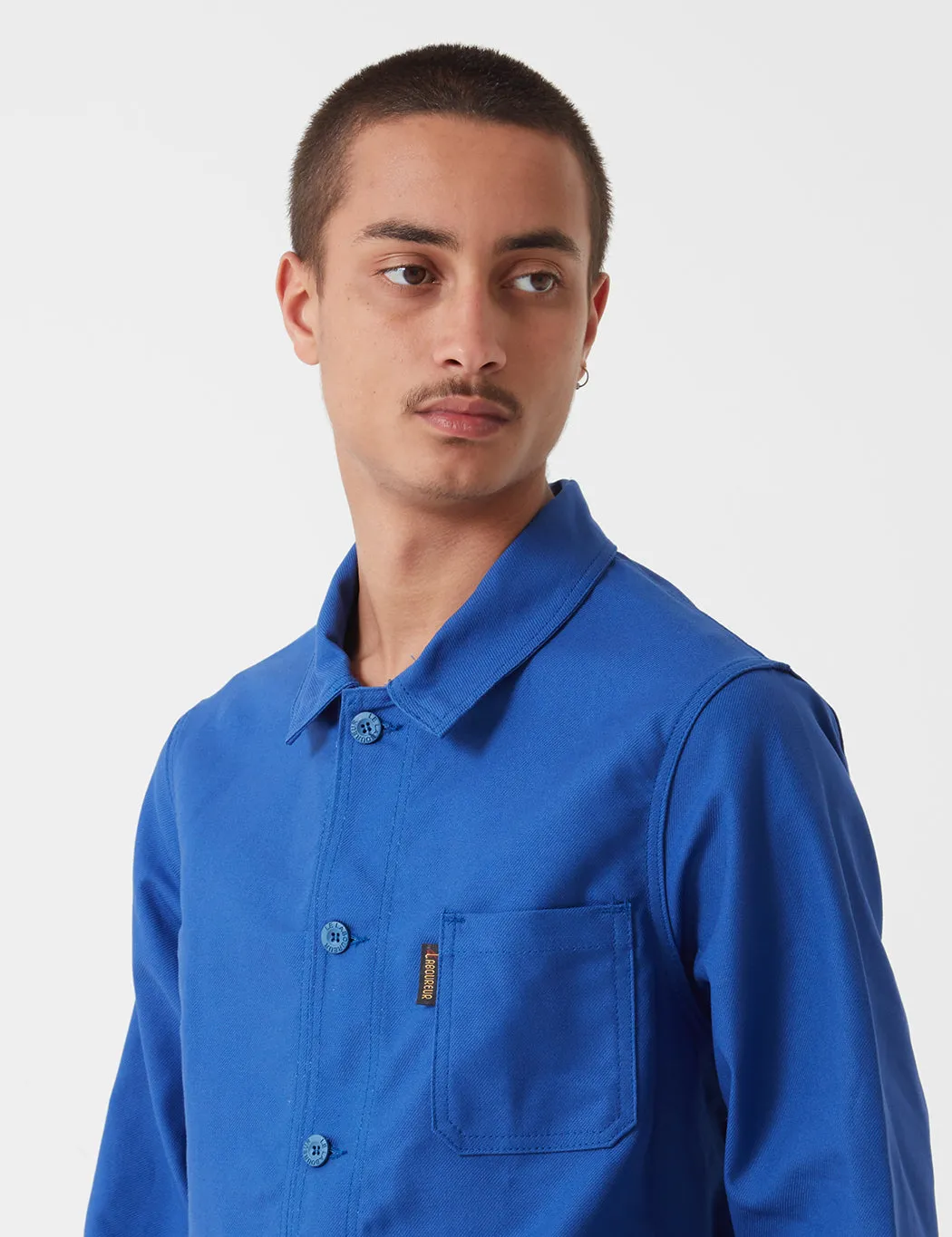 Editors Pick Le Laboureur Cotton Work Jacket - Bugatti Blue  Almost Gone!