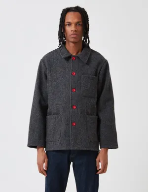 Editors Pick Le Laboureur Wool Work Jacket - Grey  Last Few Pieces!