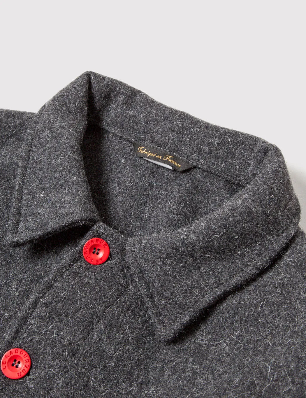 Editors Pick Le Laboureur Wool Work Jacket - Grey  Last Few Pieces!