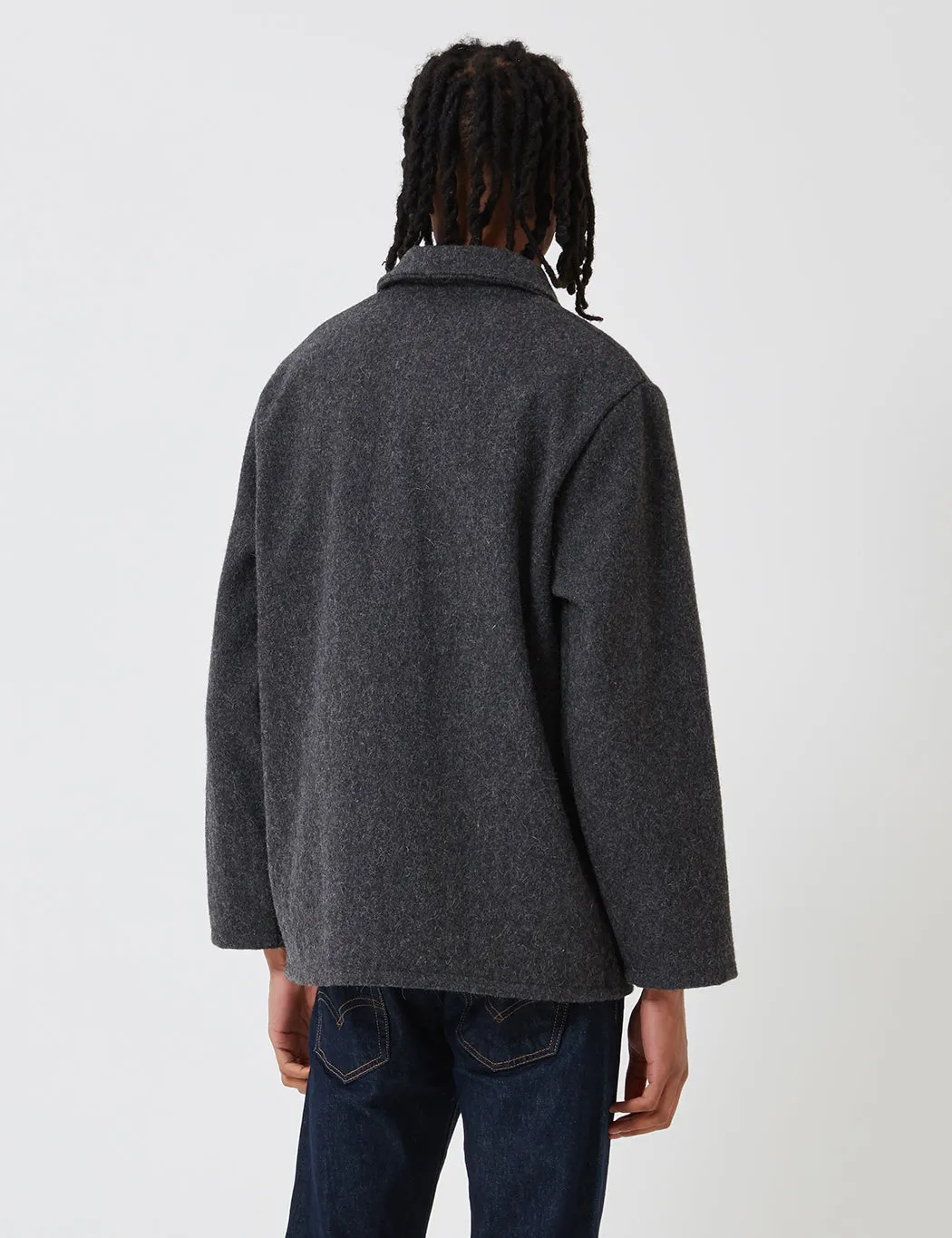 Editors Pick Le Laboureur Wool Work Jacket - Grey  Last Few Pieces!