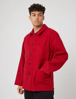 Editors Pick Le Laboureur Wool Work Jacket - Red  Almost Gone!