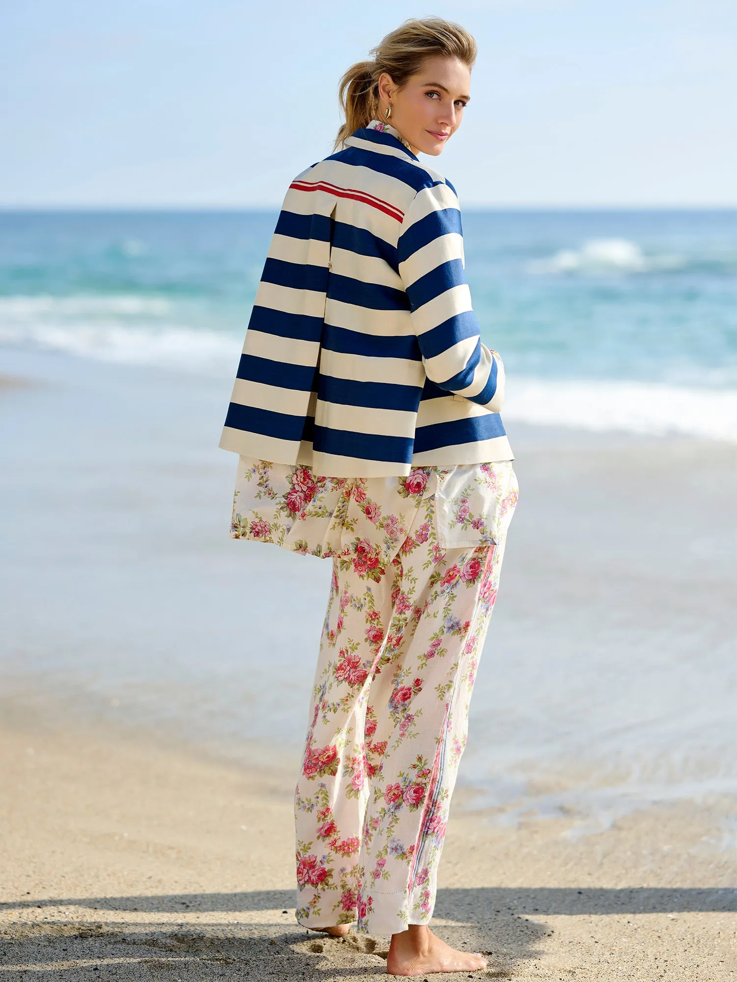 Elvi Stripe Reversible Jacket