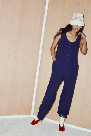 EVE GRAVEL - SEA JUMPSUIT - NAVY - SS25
