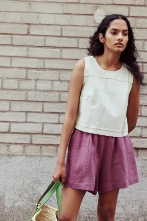 EVE GRAVEL - SHORT COOPERS - PLUM - SS25