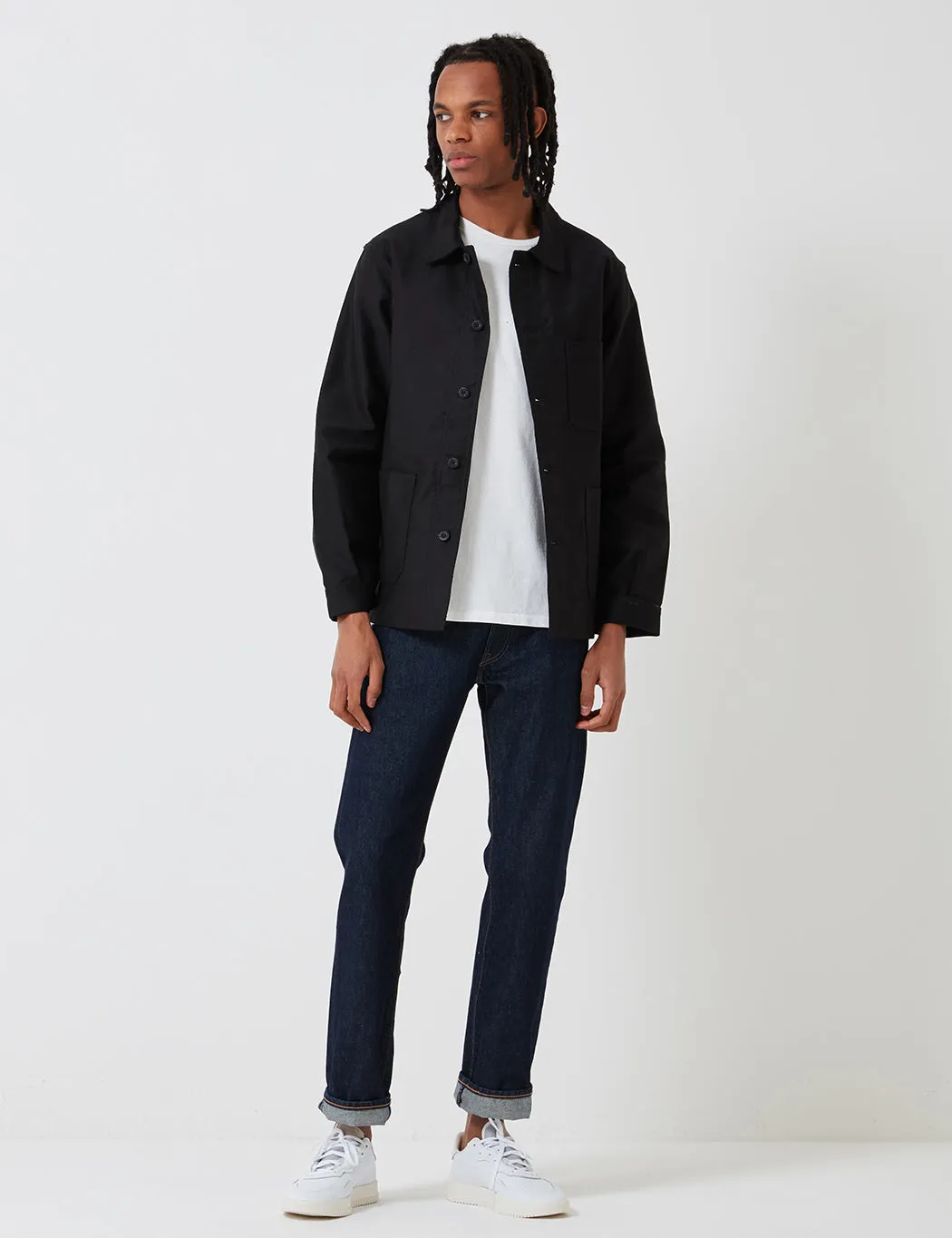 Exclusive Le Laboureur Moleskin Work Jacket - Black  Stylish & Comfortable