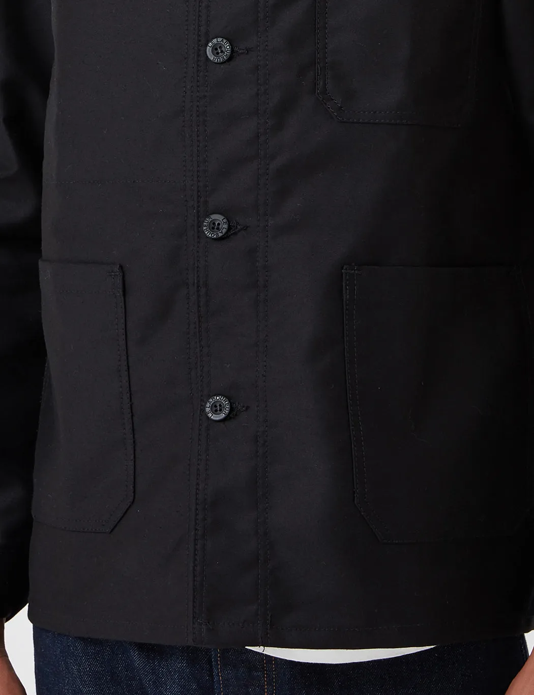 Exclusive Le Laboureur Moleskin Work Jacket - Black  Stylish & Comfortable