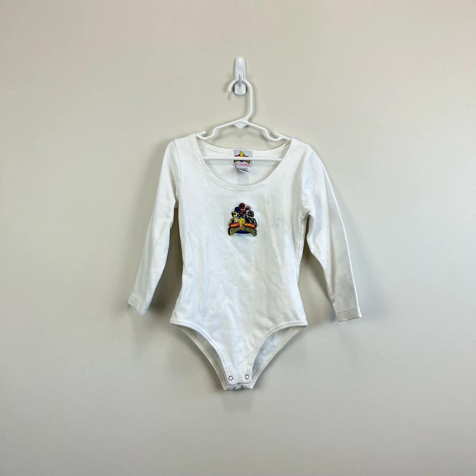 Final Few Vintage Mighty Morphin Power Rangers Girls Bodysuit 6  Going Fast!