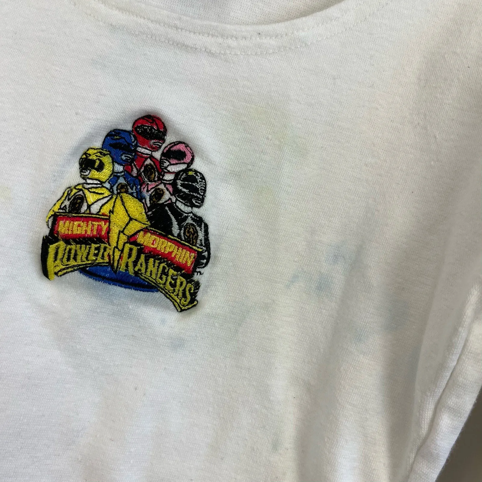 Final Few Vintage Mighty Morphin Power Rangers Girls Bodysuit 6  Going Fast!