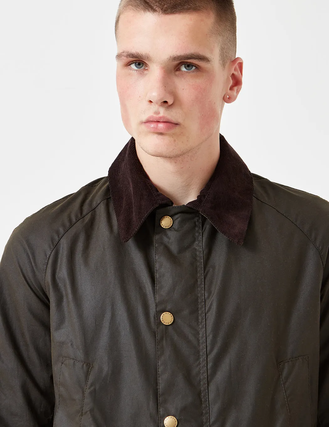 Flash Sale Barbour Ashby Wax Jacket - Olive Green  Stylish & Comfortable