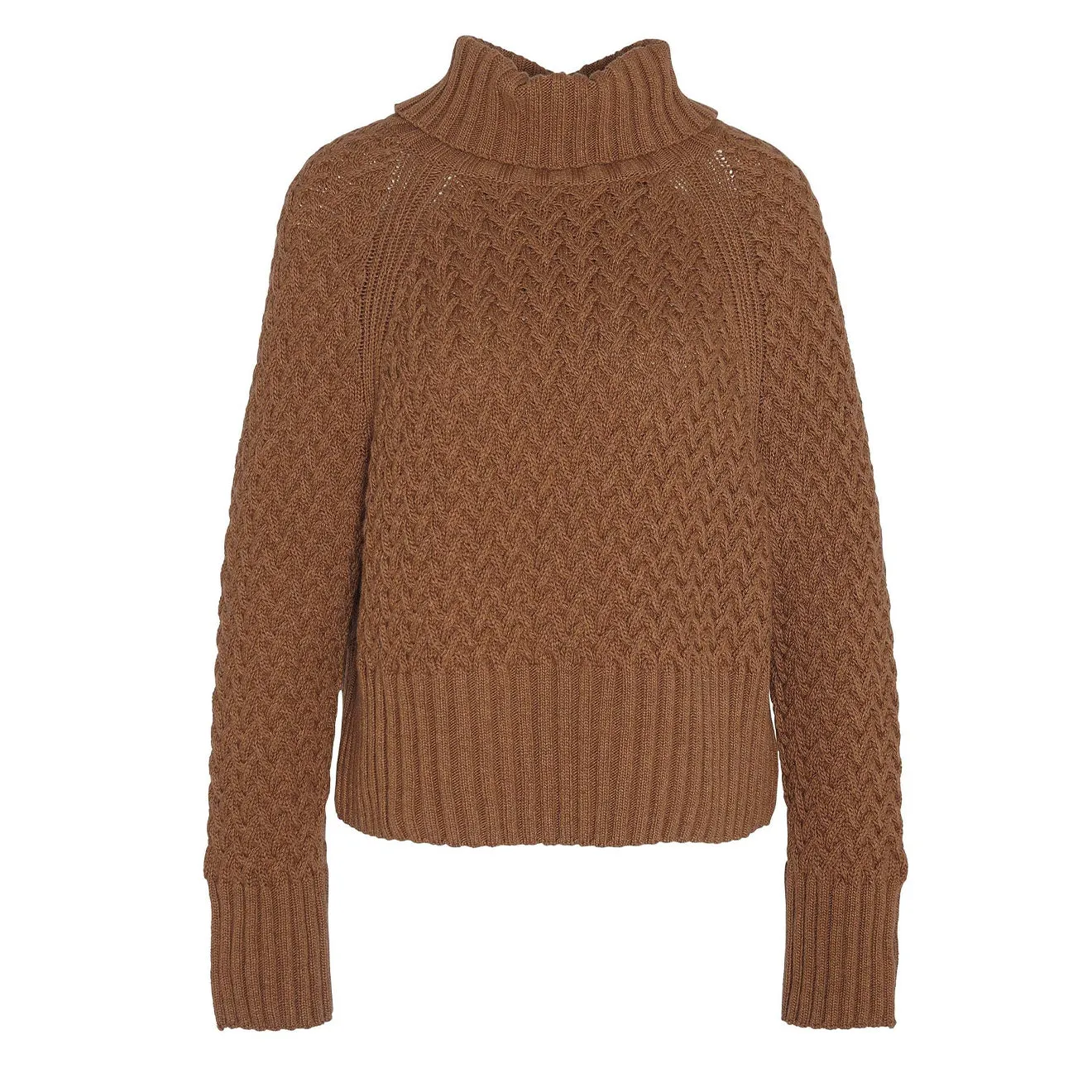 Flash Sale! Barbour Womens Malton Knitted Jumper Old Gold  Last Chance!