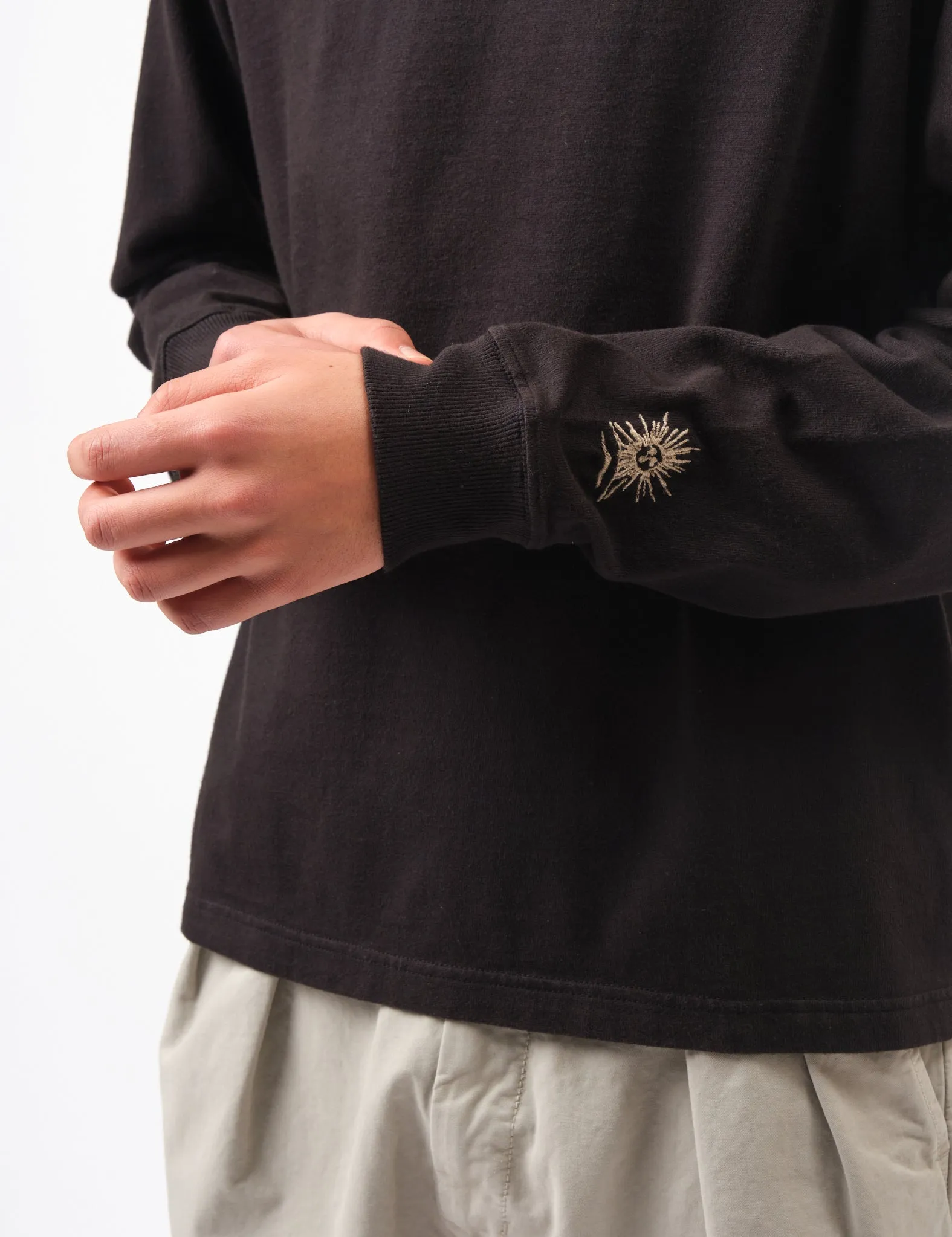 Flash Sale! Bhode Turtle Neck Long Sleeve Jersey 300gsm - Black  Almost Sold Out!