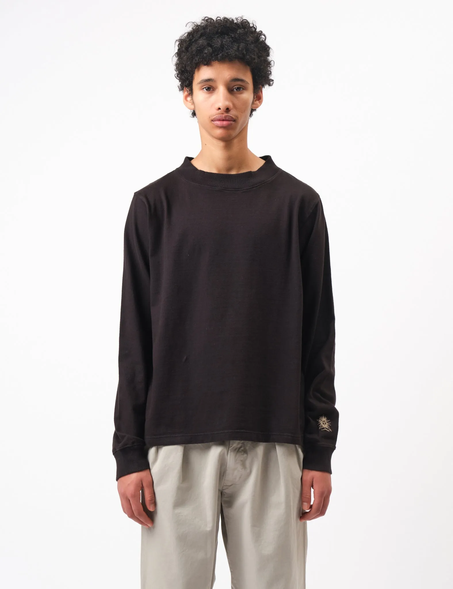 Flash Sale! Bhode Turtle Neck Long Sleeve Jersey 300gsm - Black  Almost Sold Out!
