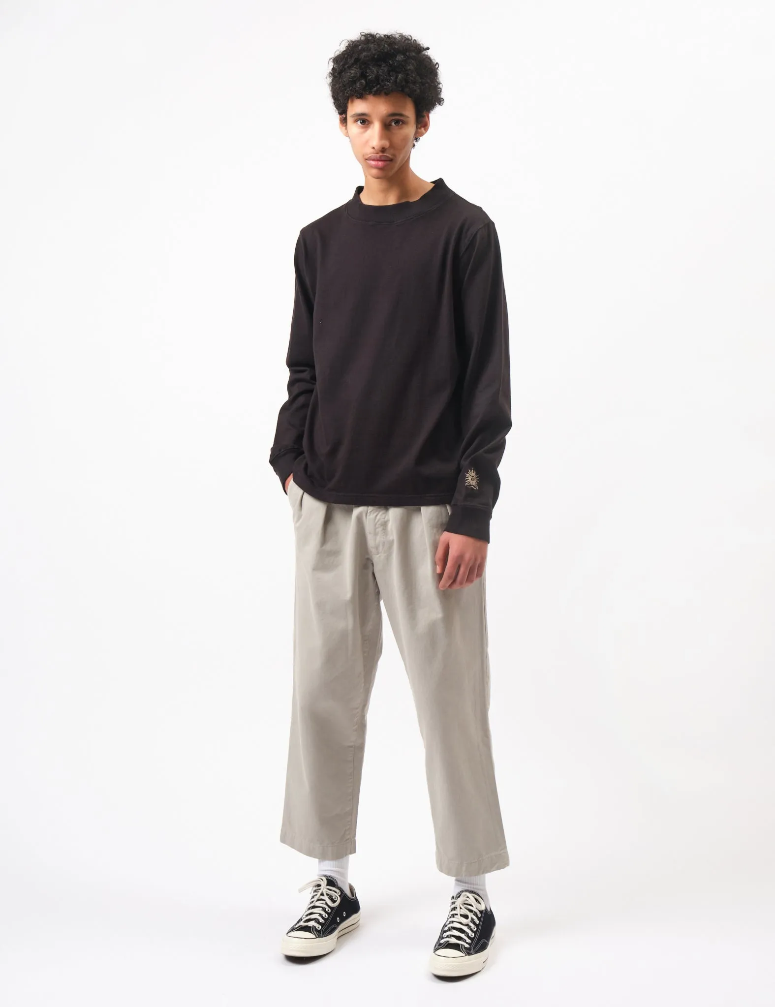 Flash Sale! Bhode Turtle Neck Long Sleeve Jersey 300gsm - Black  Almost Sold Out!