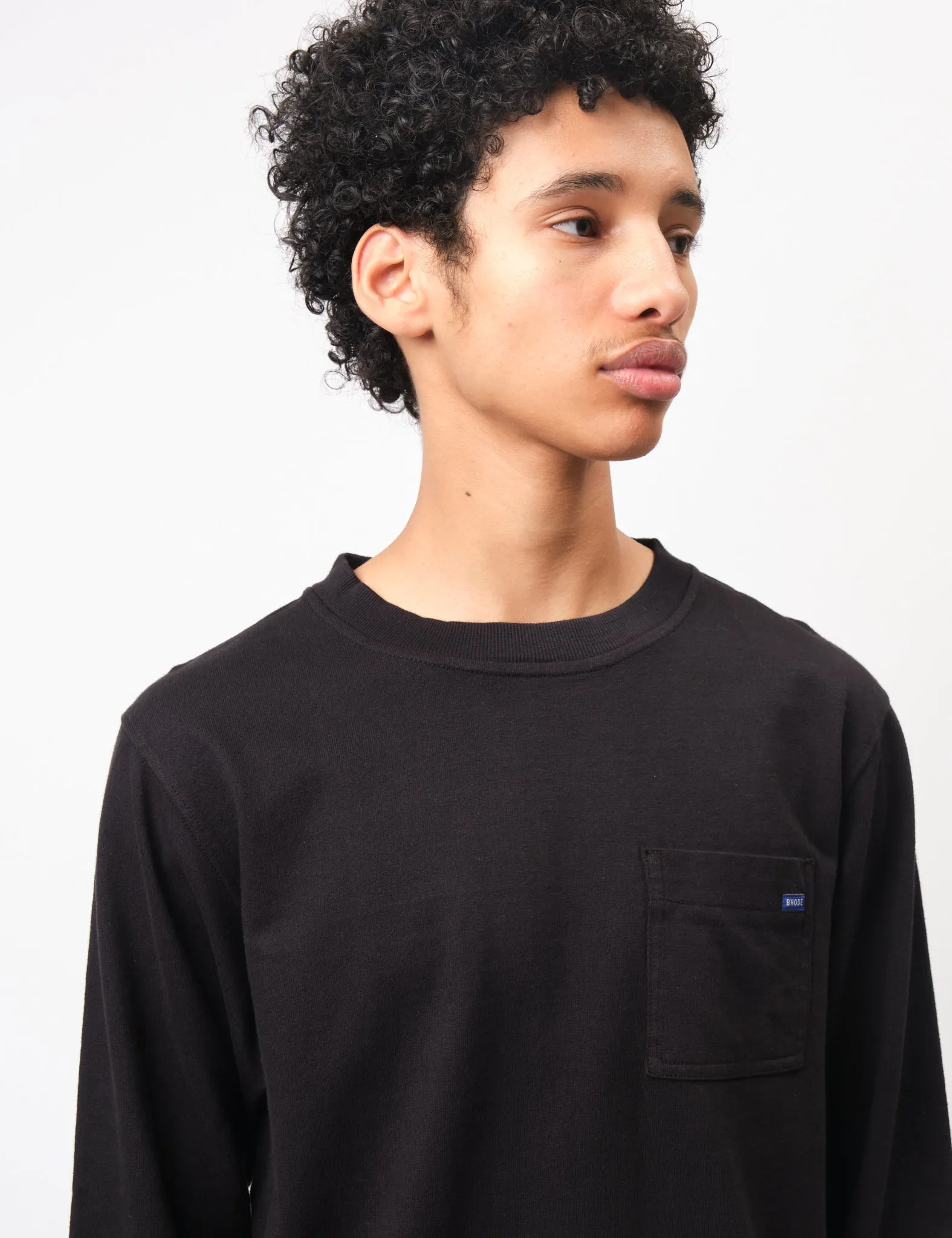 Flash Sale! Bhode Turtle Neck Long Sleeve Jersey 300gsm - Black  Almost Sold Out!