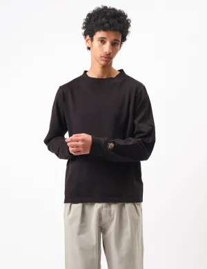Flash Sale! Bhode Turtle Neck Long Sleeve Jersey 300gsm - Black  Almost Sold Out!