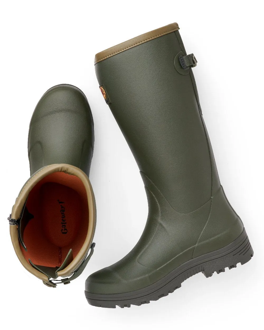 Gateway1 Pheasant Game Lady 17" 5mm Side-Zip Wellingtons