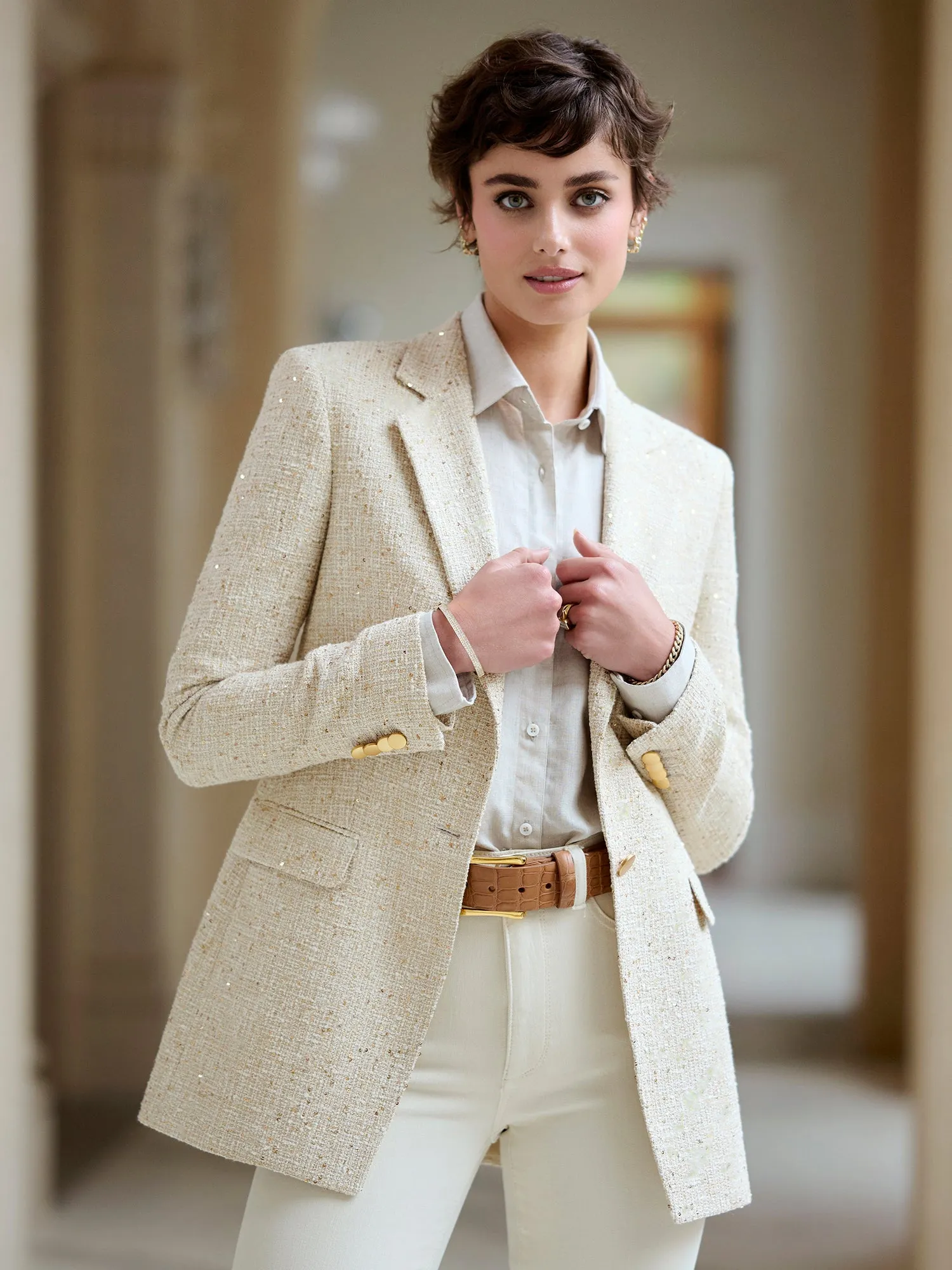 Ginevra Sequin Blazer