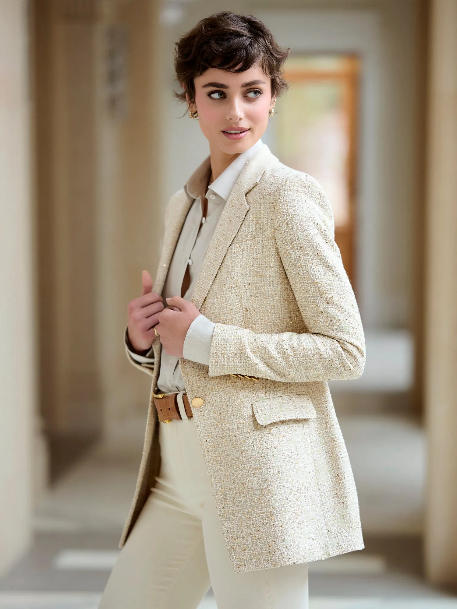 Ginevra Sequin Blazer