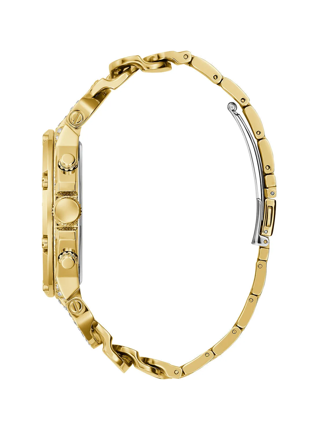 Gold Baron Glitz Watch Guess