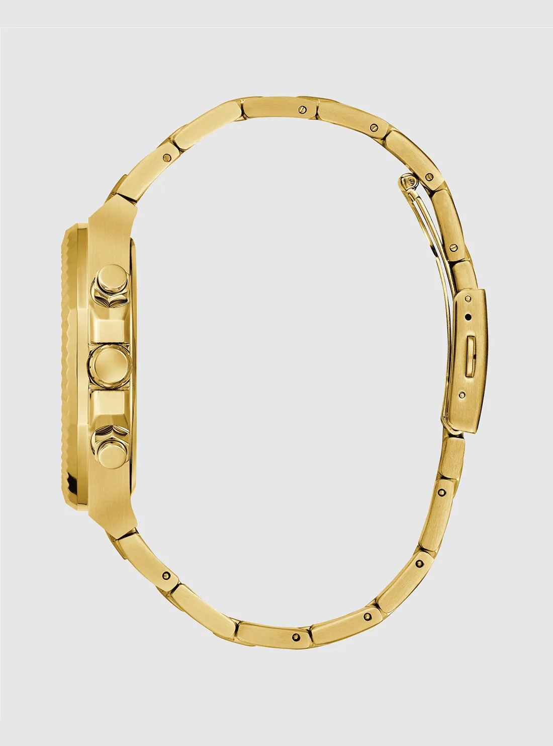 Gold Equity Blue Dial Watch Guess