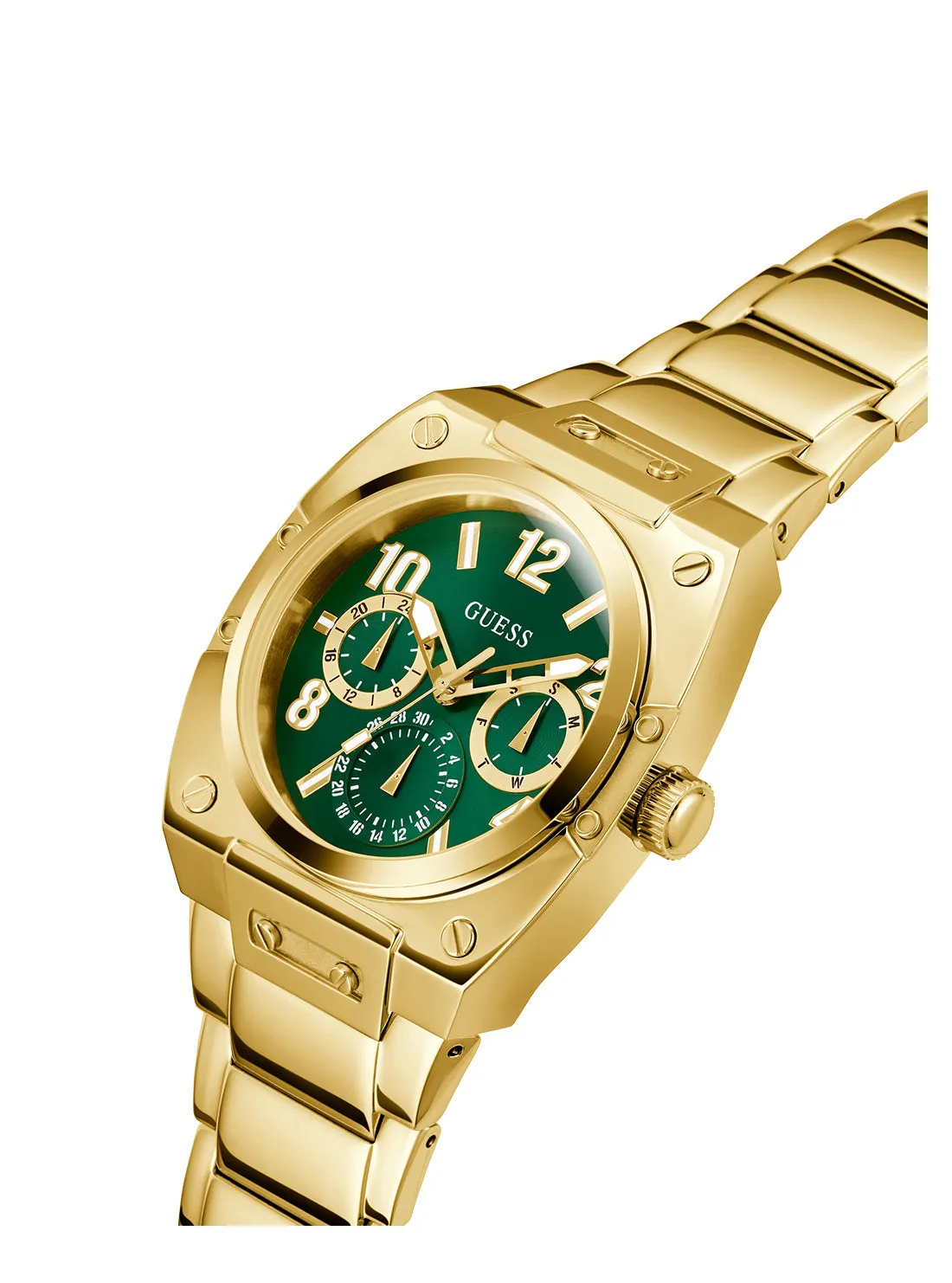Gold Green Prodigy Watch Guess