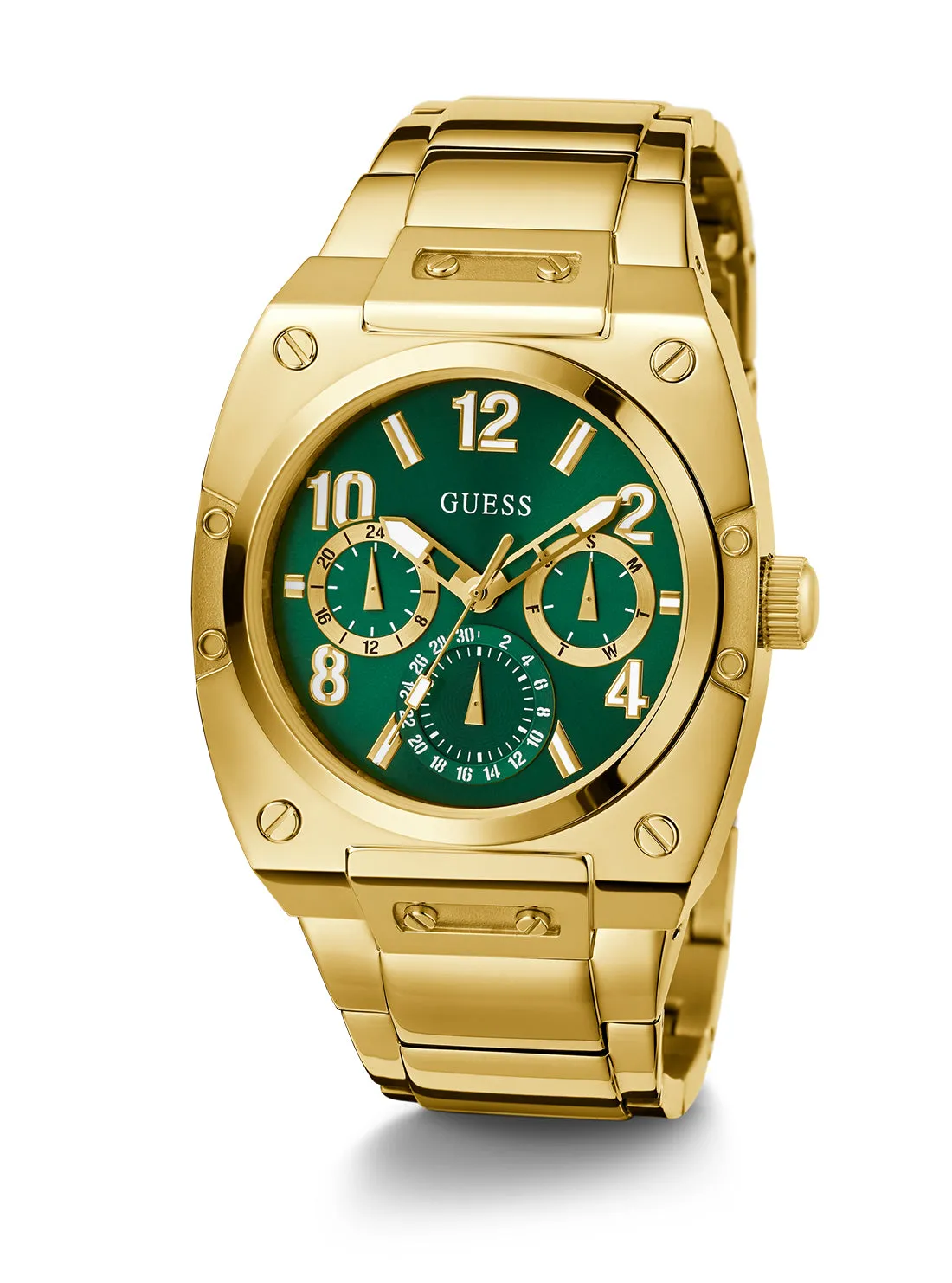 Gold Green Prodigy Watch Guess